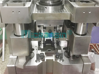 Precision stamping equipment fixture
